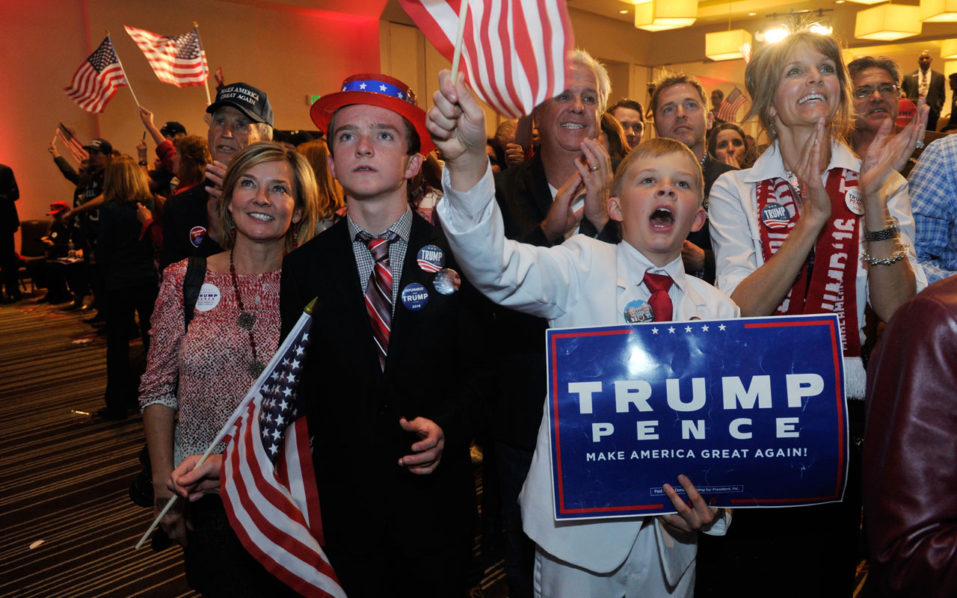 High Quality Young Trump Supporters Blank Meme Template