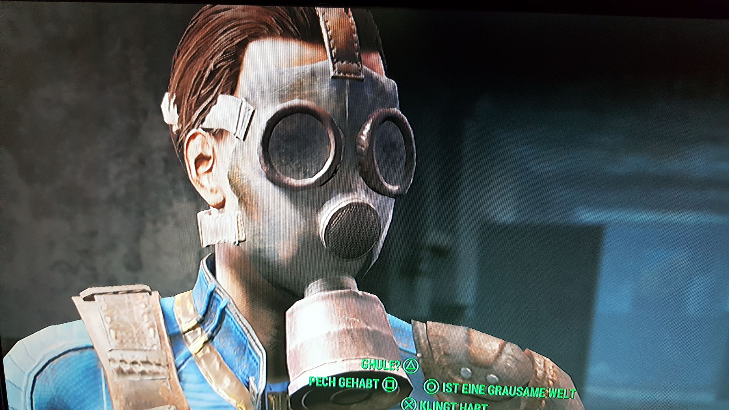 Gas Mask Fallout Blank Meme Template