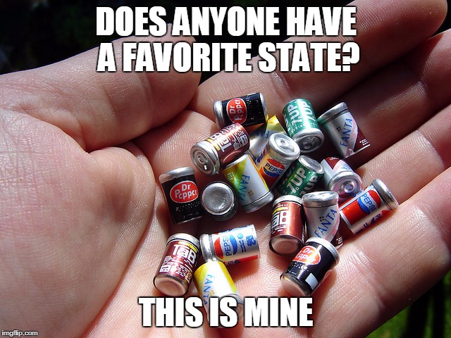 Welcome to the State of Mini-Soda! | DOES ANYONE HAVE A FAVORITE STATE? THIS IS MINE | image tagged in minnesota,state puns,picture puns,funny,meme,memes | made w/ Imgflip meme maker