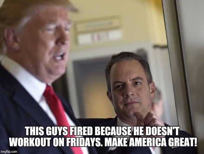 American fitness | THIS GUYS FIRED BECAUSE HE DOESN'T WORKOUT ON FRIDAYS. MAKE AMERICA GREAT! | image tagged in memes,trump,comedy,gym | made w/ Imgflip meme maker