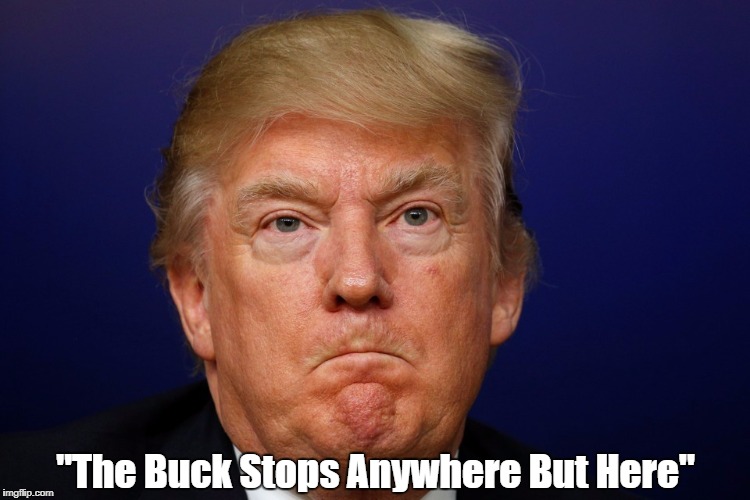 "The Buck Stops Anywhere But Here" | made w/ Imgflip meme maker