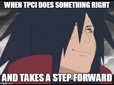 when tpci does something right | WHEN TPCI DOES SOMETHING RIGHT; AND TAKES A STEP FORWARD | image tagged in tpci,vgc,pokemon,happiness,satisfaction,memes | made w/ Imgflip meme maker