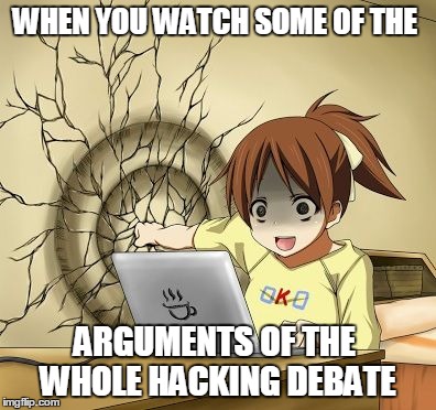 WHEN YOU WATCH SOME OF THE; ARGUMENTS OF THE WHOLE HACKING DEBATE | image tagged in vgc,pokemon,hacking,memes,anime,punching | made w/ Imgflip meme maker