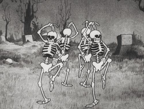 High Quality silly symphony the skeleton dance (1929) Blank Meme Template
