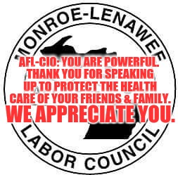 Healthcare, TrumpCare, Obamacare, ACA  | AFL-CIO: YOU ARE POWERFUL. THANK YOU FOR SPEAKING UP TO PROTECT THE HEALTH CARE OF YOUR FRIENDS & FAMILY. WE APPRECIATE YOU. | image tagged in healthcare,trumpcare,obamacare,affordable care act | made w/ Imgflip meme maker