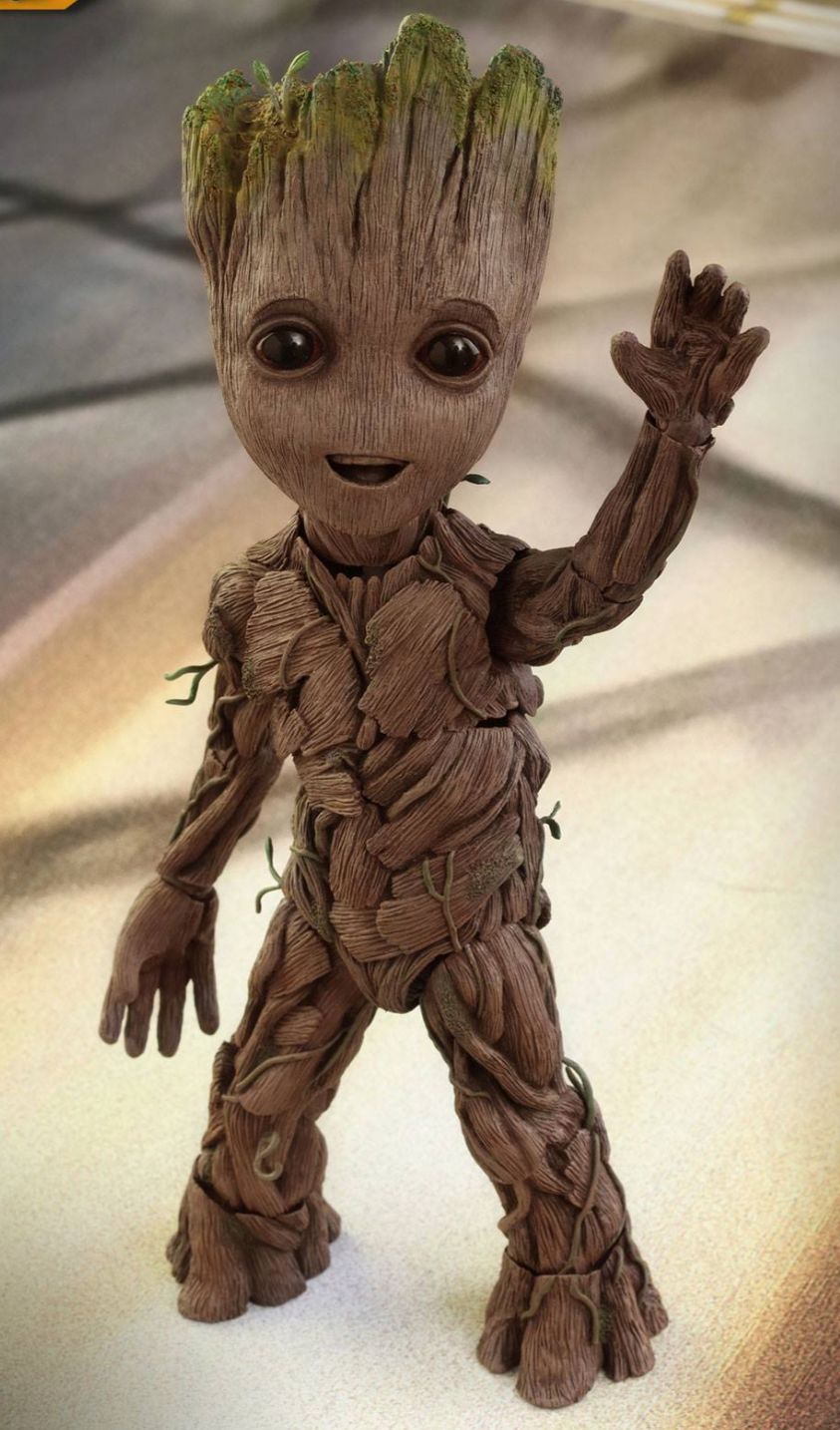 High Quality Baby Groot Blank Meme Template