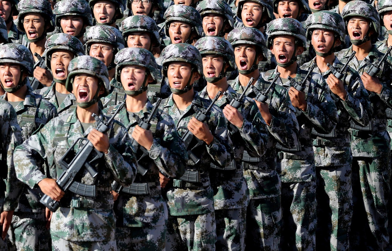 Chinese Army Blank Meme Template