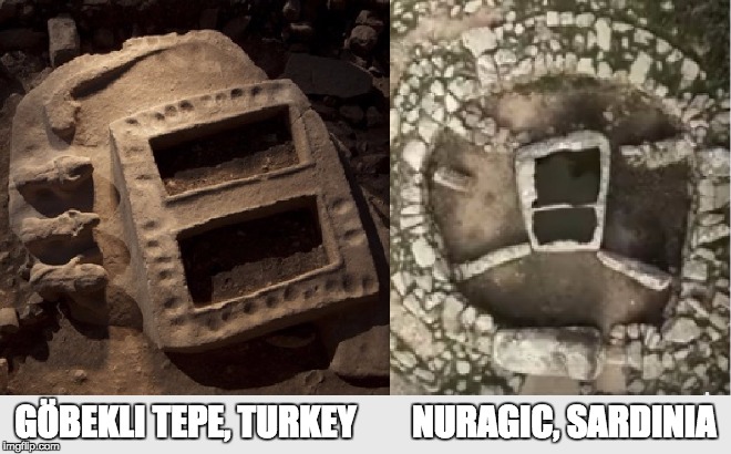 GÖBEKLI TEPE, TURKEY        NURAGIC, SARDINIA | image tagged in meme | made w/ Imgflip meme maker
