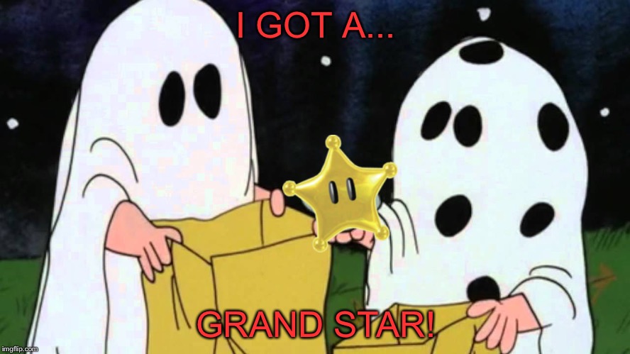 Charlie brown rock | I GOT A... GRAND STAR! | image tagged in charlie brown rock | made w/ Imgflip meme maker