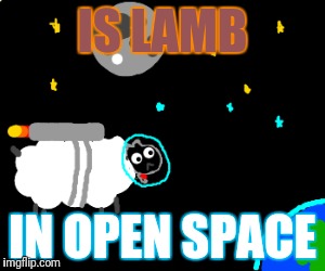 ?ion Mark. | IS LAMB; IN OPEN SPACE | image tagged in lost in space | made w/ Imgflip meme maker
