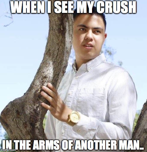 WHEN I SEE MY CRUSH; IN THE ARMS OF ANOTHER MAN.. | image tagged in crush,korean drama,despair,wtf | made w/ Imgflip meme maker