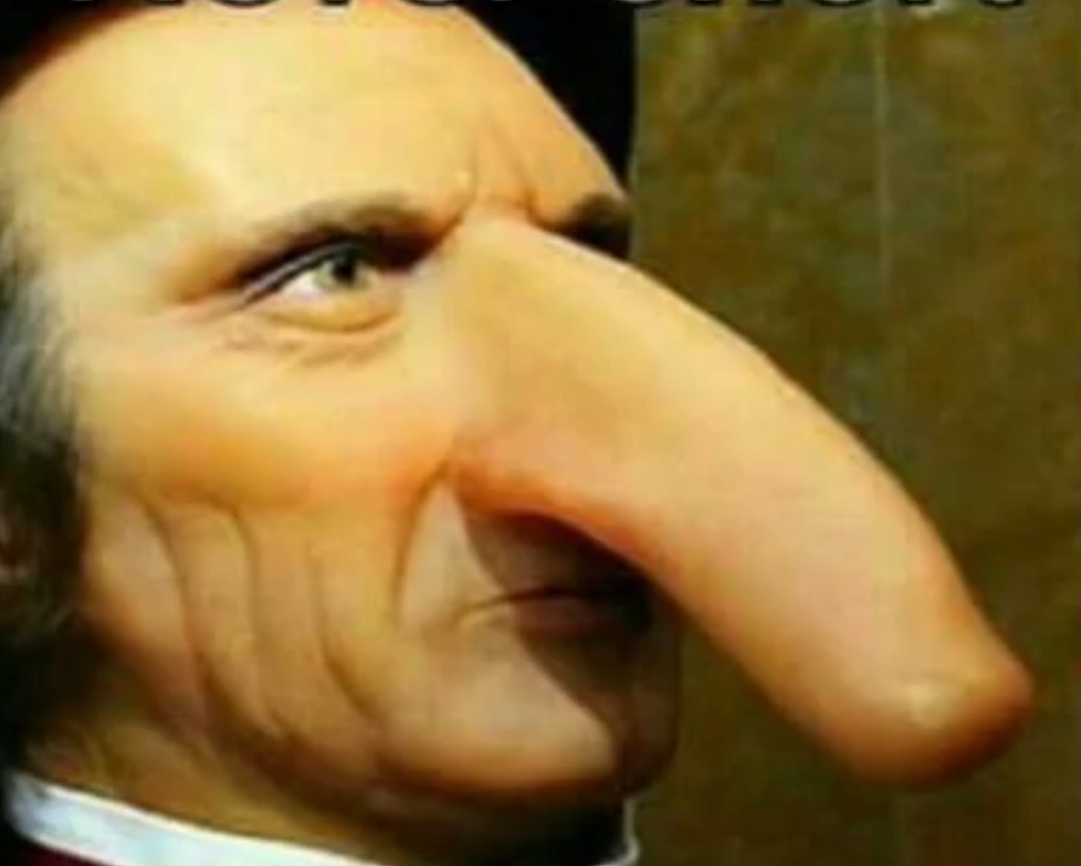 High Quality Big nose Blank Meme Template