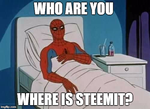 WHO ARE YOU; WHERE IS STEEMIT? | made w/ Imgflip meme maker