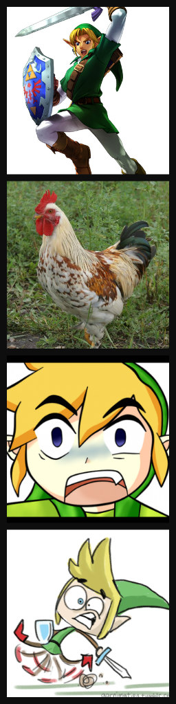 Link Chicken Blank Meme Template