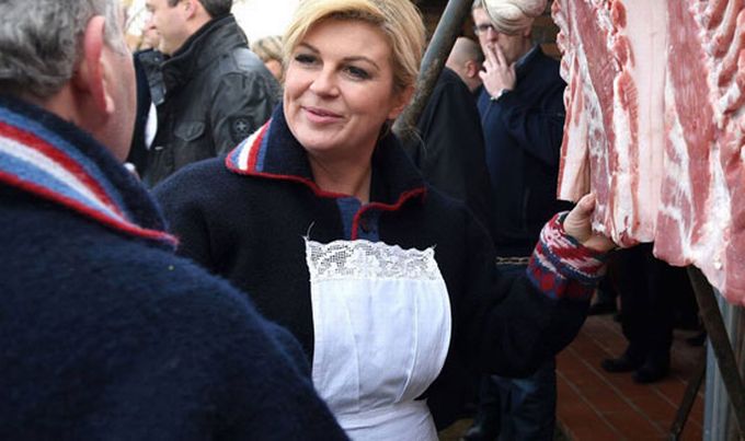 kolinda pig slaughter Blank Meme Template