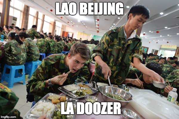 LAO BEIJING; LA DOOZER | made w/ Imgflip meme maker