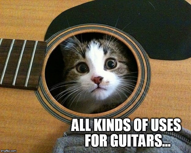 ALL KINDS OF USES FOR GUITARS... | made w/ Imgflip meme maker