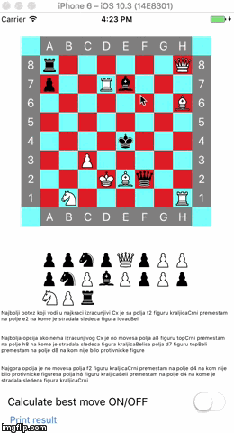 BLACK BISHOP MOVES FROM E7 TO G5 AND PUTS THE WHITE KING IN CHECK. WHITE BISHOP DEFENDS THE KING BY EATING THE BLACK BISHOP AT G5 | image tagged in gifs | made w/ Imgflip video-to-gif maker