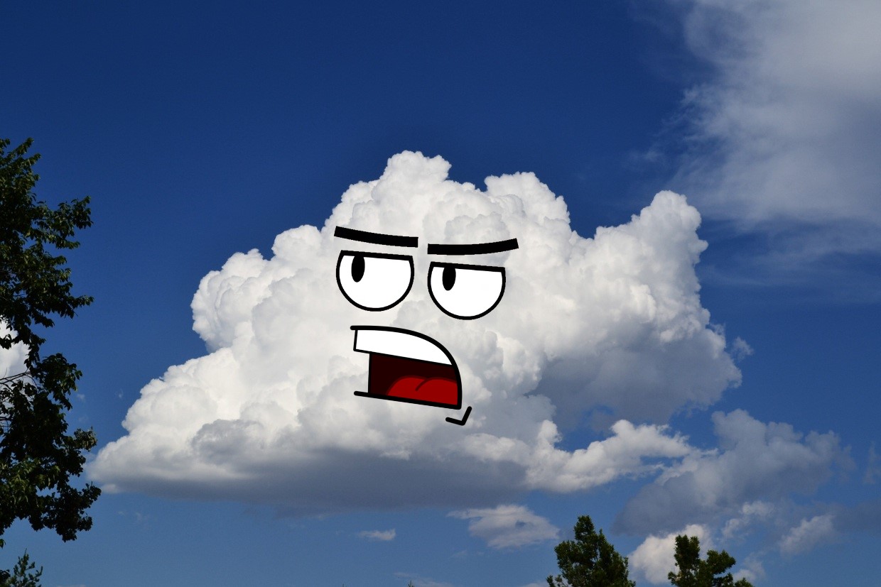 Bad Pun Cumulus Blank Meme Template