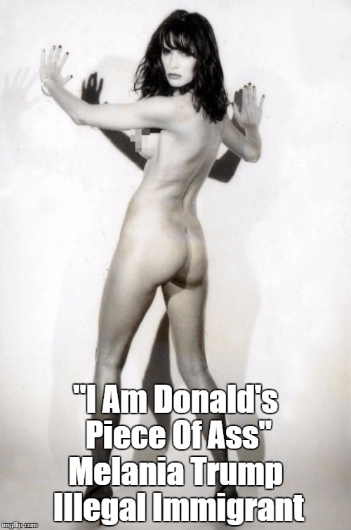 "I Am Donald's Piece Of Ass" Melania Trump Illegal Immigrant | made w/ Imgflip meme maker