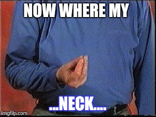 NOW WHERE MY; ...NECK.... | image tagged in deaundreyyeayeadavis | made w/ Imgflip meme maker