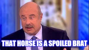 THAT HORSE IS A SPOILED BRAT | made w/ Imgflip meme maker