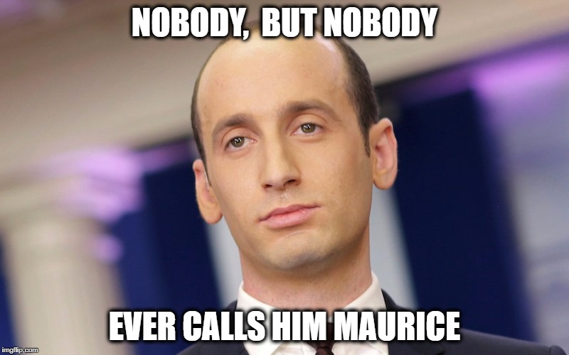 not maurice | NOBODY,  BUT NOBODY; EVER CALLS HIM MAURICE | image tagged in maurice not | made w/ Imgflip meme maker