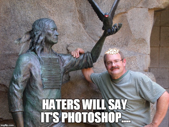 HATERS WILL SAY IT'S PHOTOSHOP.... | image tagged in zoo,bird,poop,photoshop | made w/ Imgflip meme maker