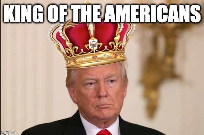 KING OF THE AMERICANS | image tagged in memes | made w/ Imgflip meme maker