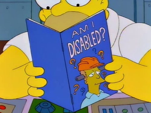 High Quality Homer disablef Blank Meme Template