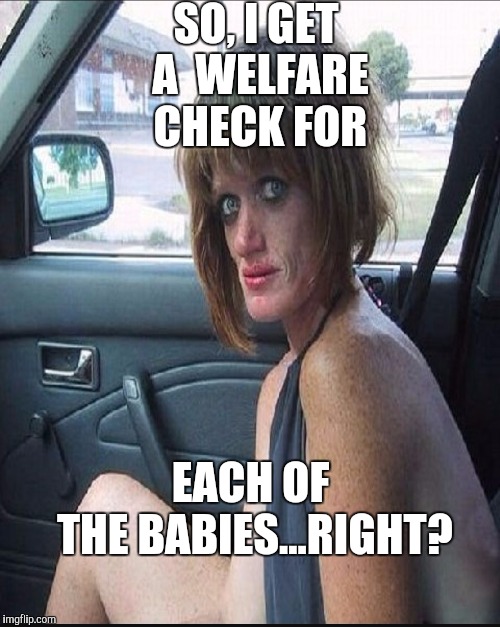 SO, I GET A  WELFARE CHECK FOR EACH OF THE BABIES...RIGHT? | made w/ Imgflip meme maker