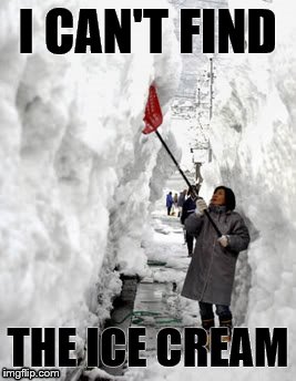 My job, jeesh | I CAN'T FIND; THE ICE CREAM | image tagged in shoveling snow,frosty,target,face palm | made w/ Imgflip meme maker
