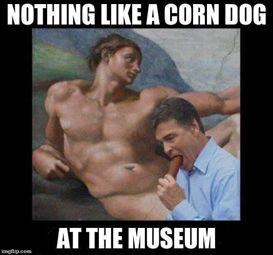 NOTHING LIKE A CORN DOG; AT THE MUSEUM | made w/ Imgflip meme maker