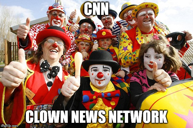 CNN; CLOWN NEWS NETWORK | image tagged in cnn fake news | made w/ Imgflip meme maker