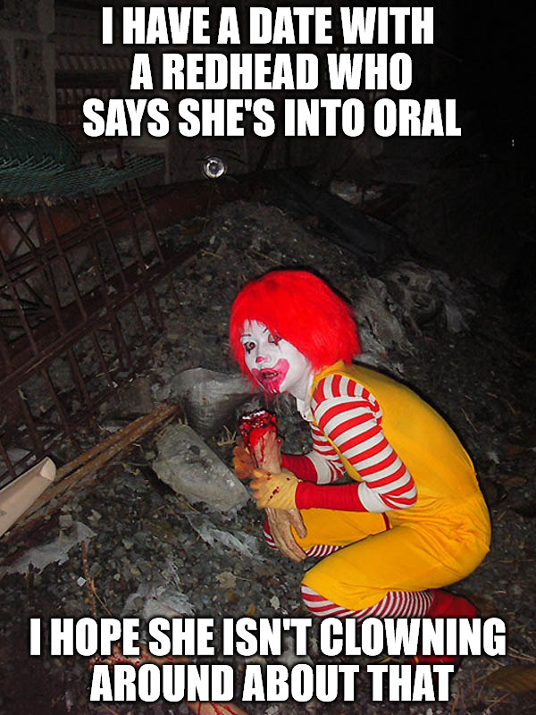 Dating clown meme