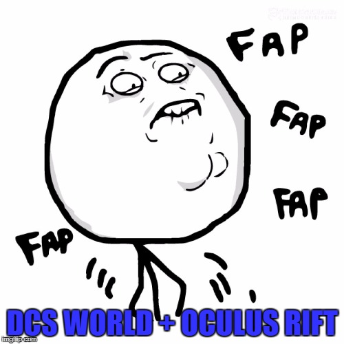 original fap | DCS WORLD + OCULUS RIFT | image tagged in original fap | made w/ Imgflip meme maker