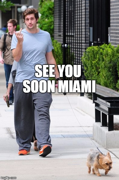 SEE YOU SOON MIAMI | image tagged in nfl,miami dolphins,miami,chicago,chicago bears | made w/ Imgflip meme maker