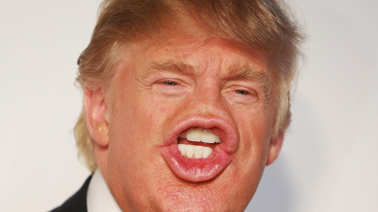 Trump Mouth Blank Meme Template