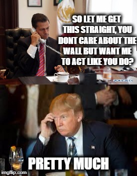 They bought the wall bs | SO LET ME GET THIS STRAIGHT, YOU DONT CARE ABOUT THE WALL BUT WANT ME TO ACT LIKE YOU DO? PRETTY MUCH | image tagged in trump wall | made w/ Imgflip meme maker