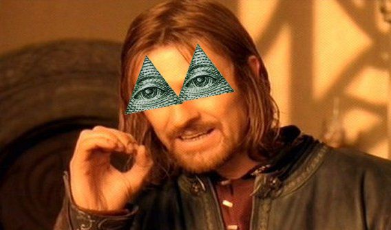 Illuminati One Does Not Simply Blank Meme Template