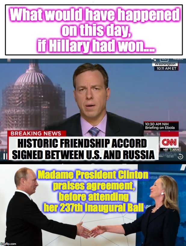 N | image tagged in hillary clinton,russia | made w/ Imgflip meme maker
