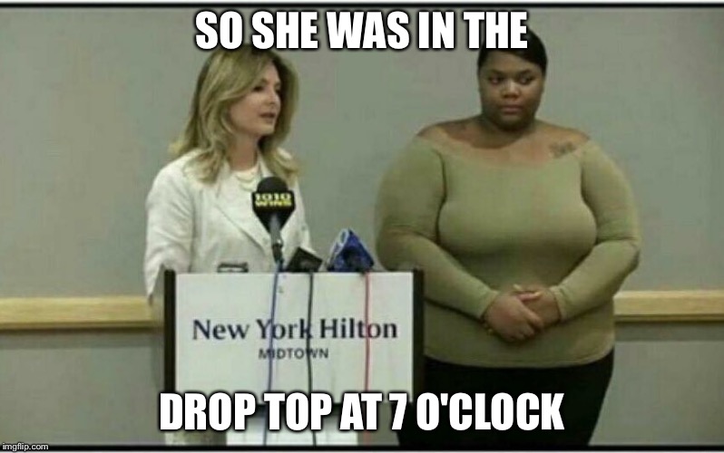 SO SHE WAS IN THE; DROP TOP AT 7 O'CLOCK | image tagged in usher | made w/ Imgflip meme maker