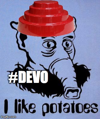 Well someone had to do it | #DEVO | image tagged in devo,mst3k,pod people,1980's,new wave,80's music | made w/ Imgflip meme maker