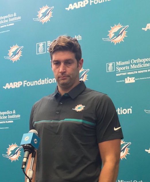 High Quality Jay Cutler Dolphins Blank Meme Template