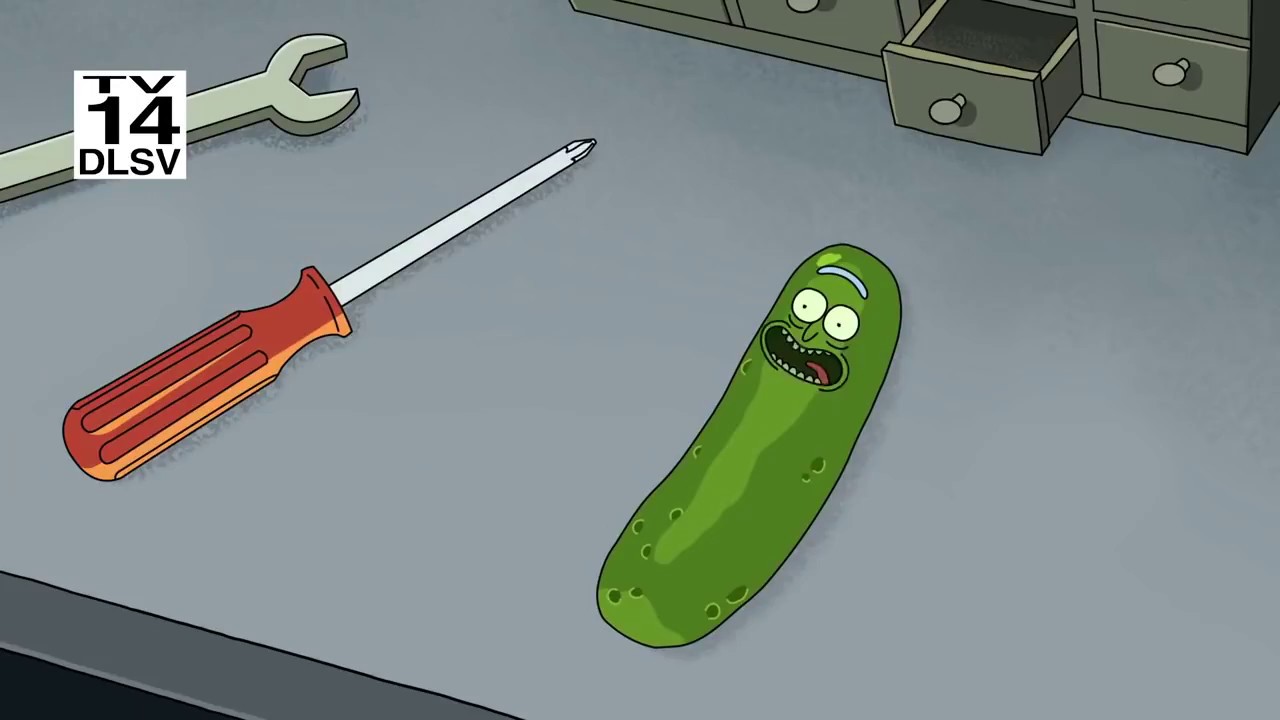 High Quality Pickle Rick Blank Meme Template