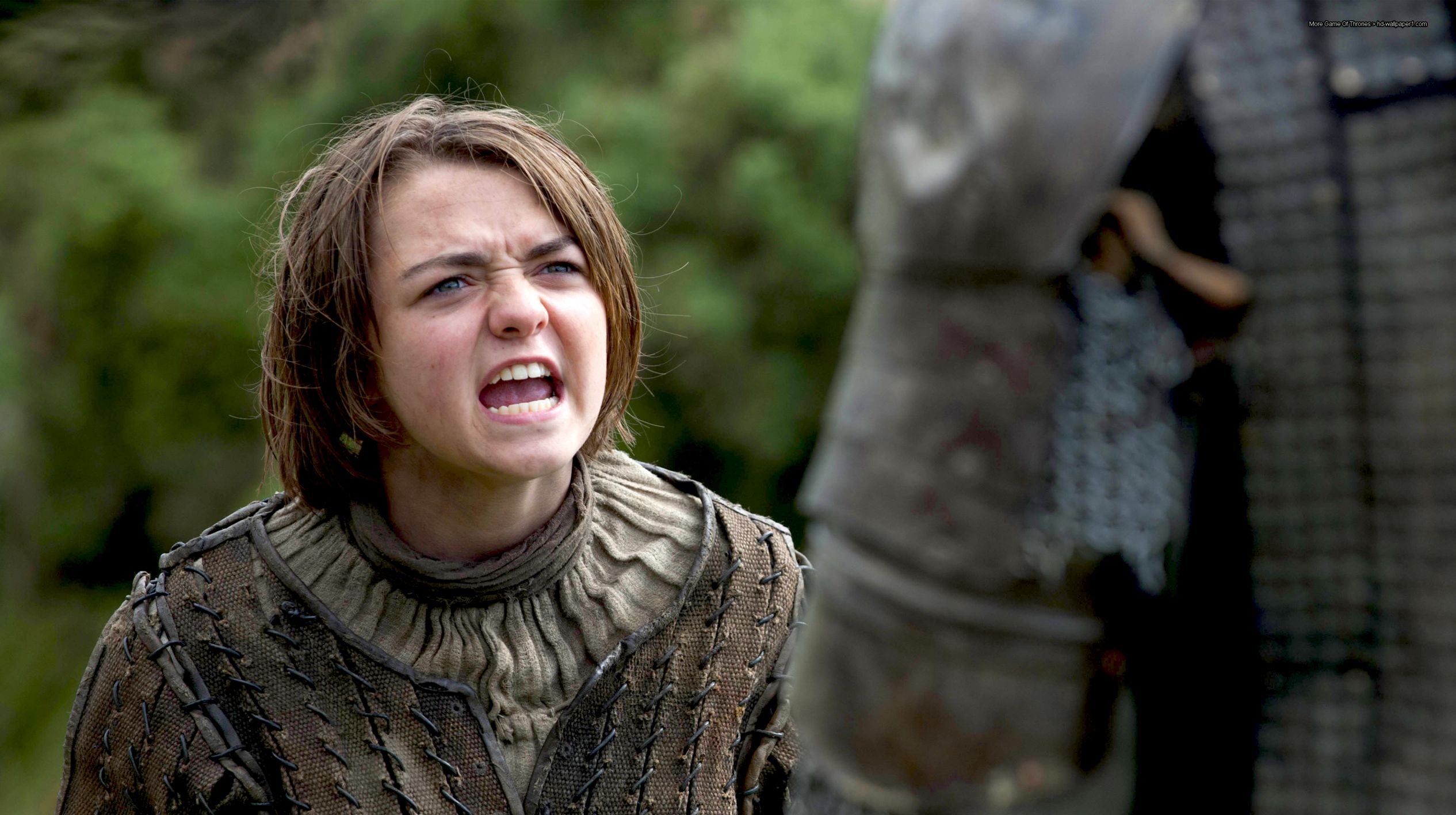 High Quality Arya Stark GOT  Blank Meme Template