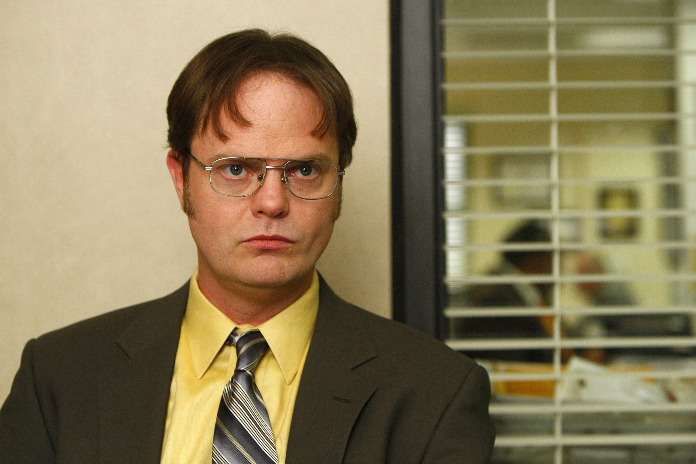 Dwight Schrute interview high res Blank Meme Template