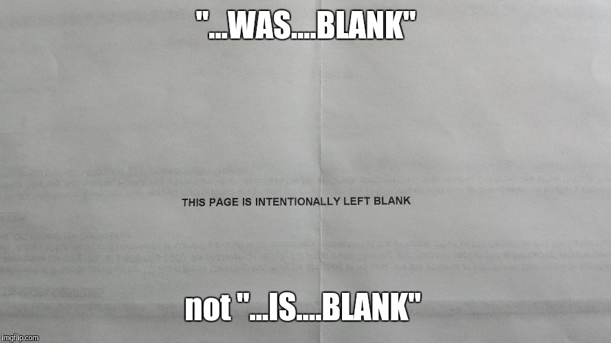 I'm drawing a blank here.... | "...WAS....BLANK"; not "...IS....BLANK" | image tagged in original meme,original,blank page | made w/ Imgflip meme maker
