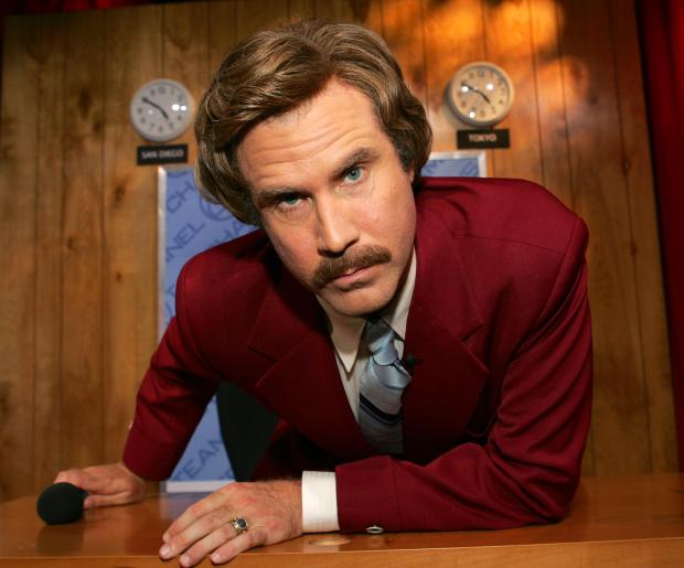 High Quality Ron Burgundy Blank Meme Template