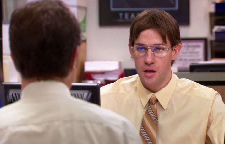 Dwight Jim Blank Meme Template